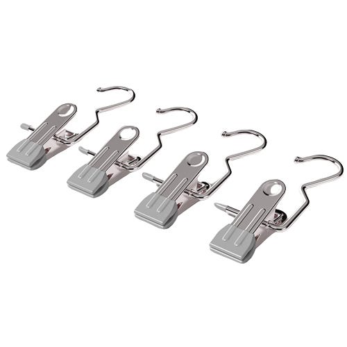 Orecchini Clip Orecchio Anelli con Catena Acciaio Inox Argento Motivi Orecchini Clip Orecchio Anelli con Catena Acciaio Inox Argento Motivi