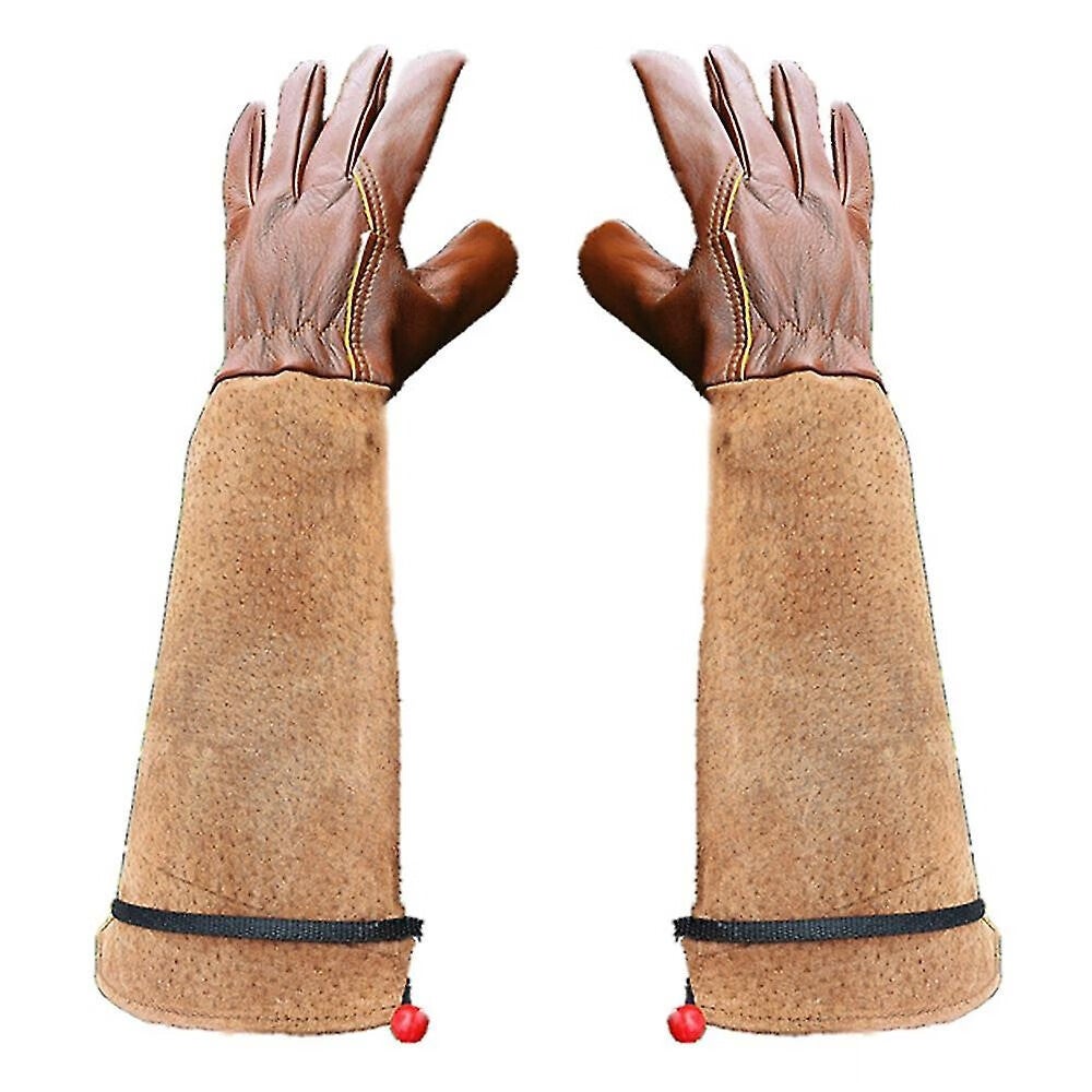 Gants De Travail Peau De Porc XL Orange – Sans Doublure, Sécurité