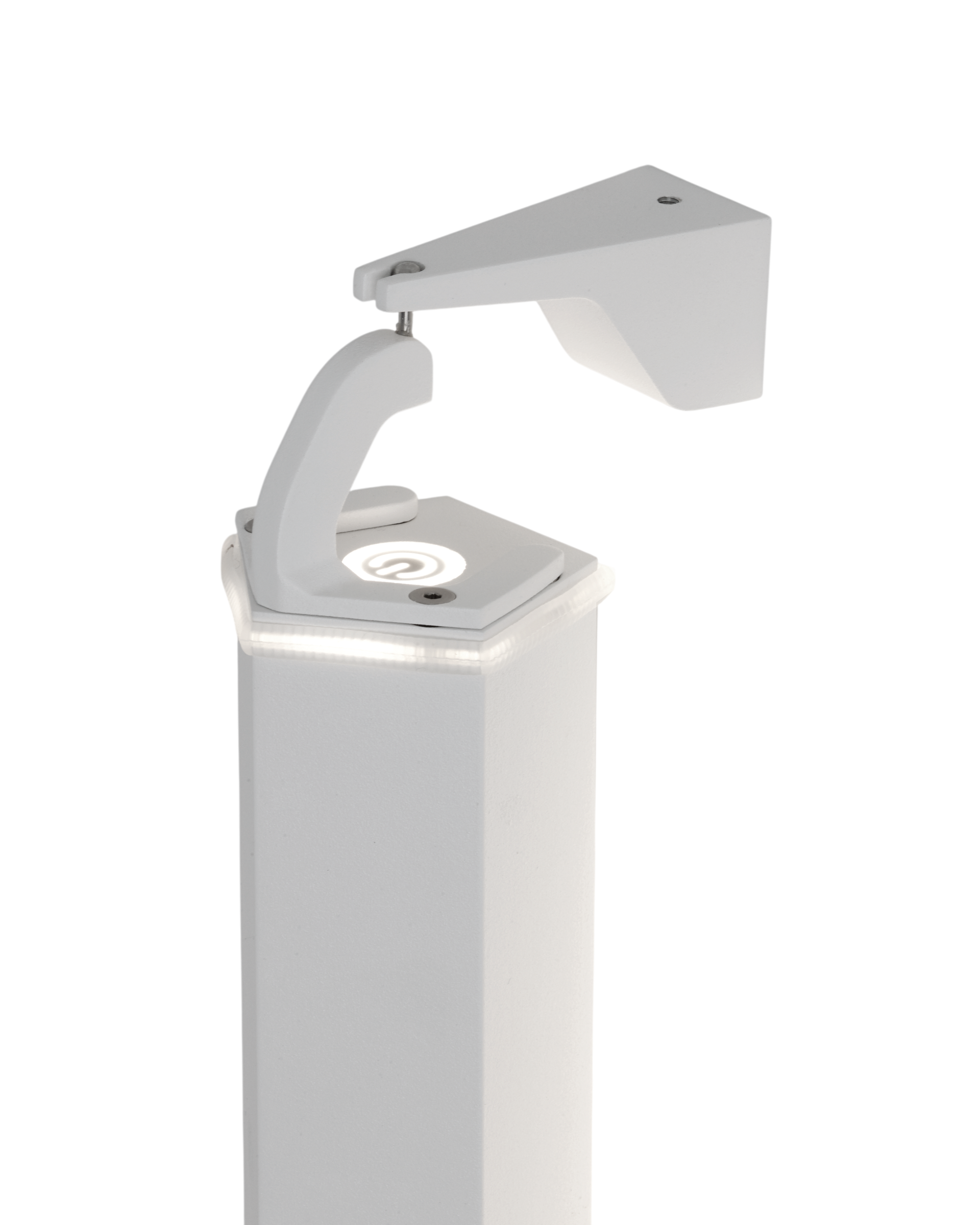 Suport de perete vertical pentru creion Zafferano - Accesoriu de perete cu rotație de 360 ​​de grade Alb