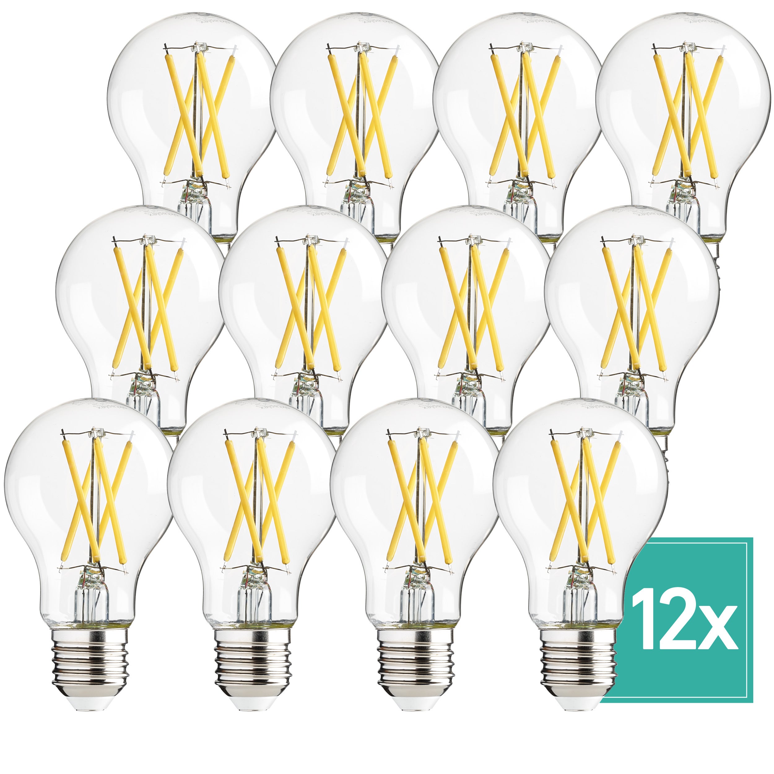 Ampoules LED Philips E27 60W équivalent - Pack De 3, Blanc Chaud, économie D'énergie - 4