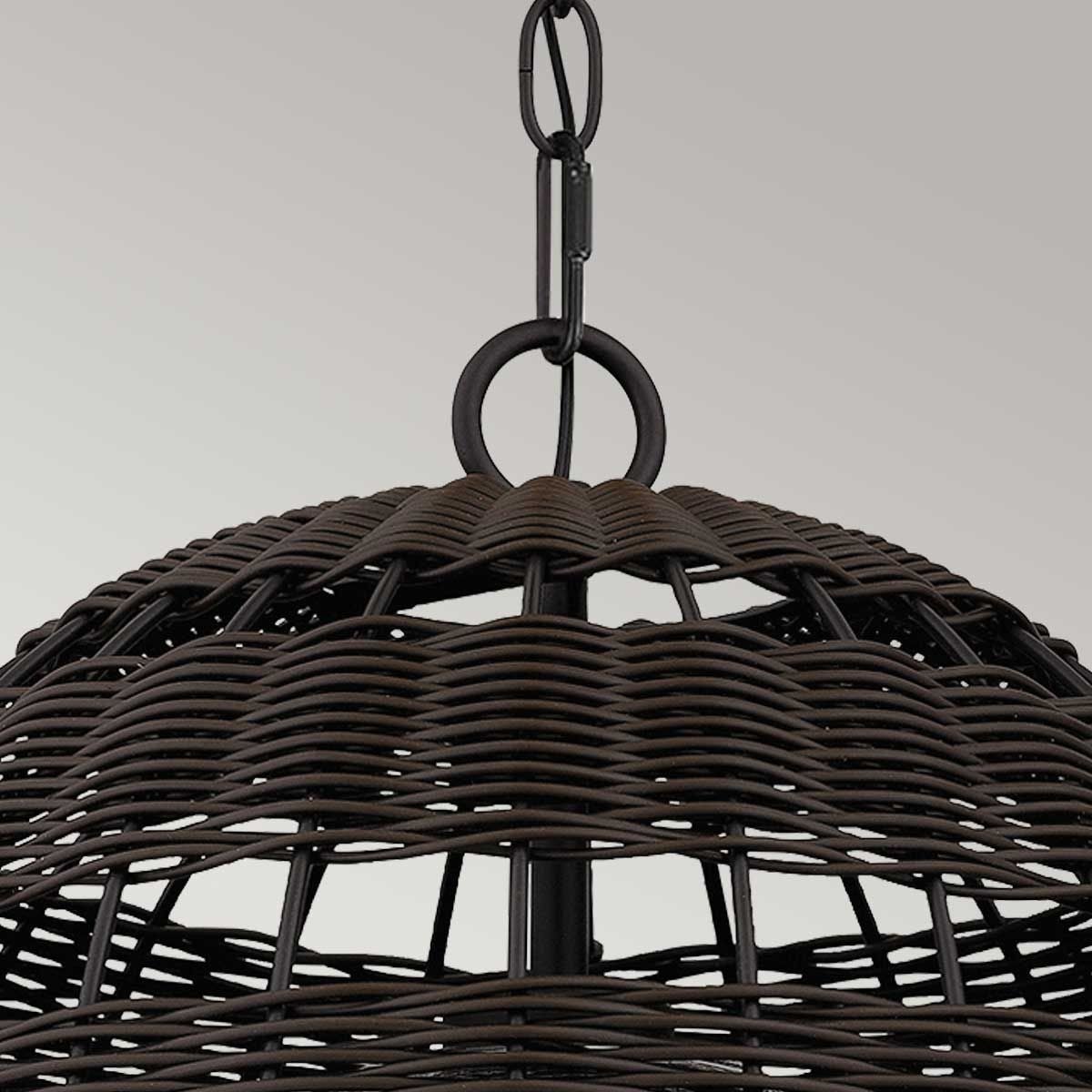 Lampa sufitowa zewnętrzna LINDENDALE western brąz 1xE27x60W wym:237,2x40,5x40,5cm IP44 Quoizel - 5