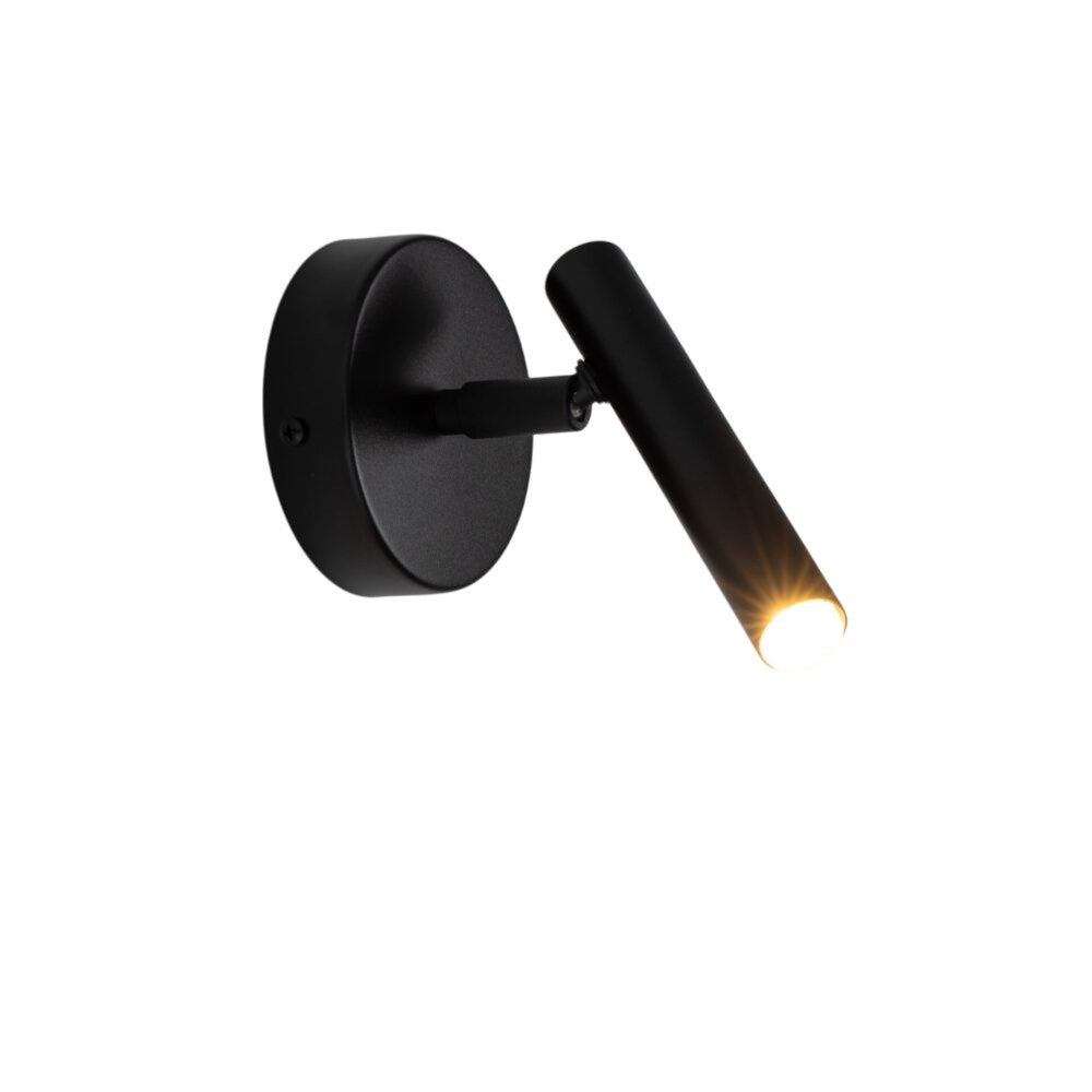 Kinkiet ścienny Sopel czarny 1xG9x3W styl minimalistyczny wym: 15 x 10 x 16 cm metal IP20 SIGMA