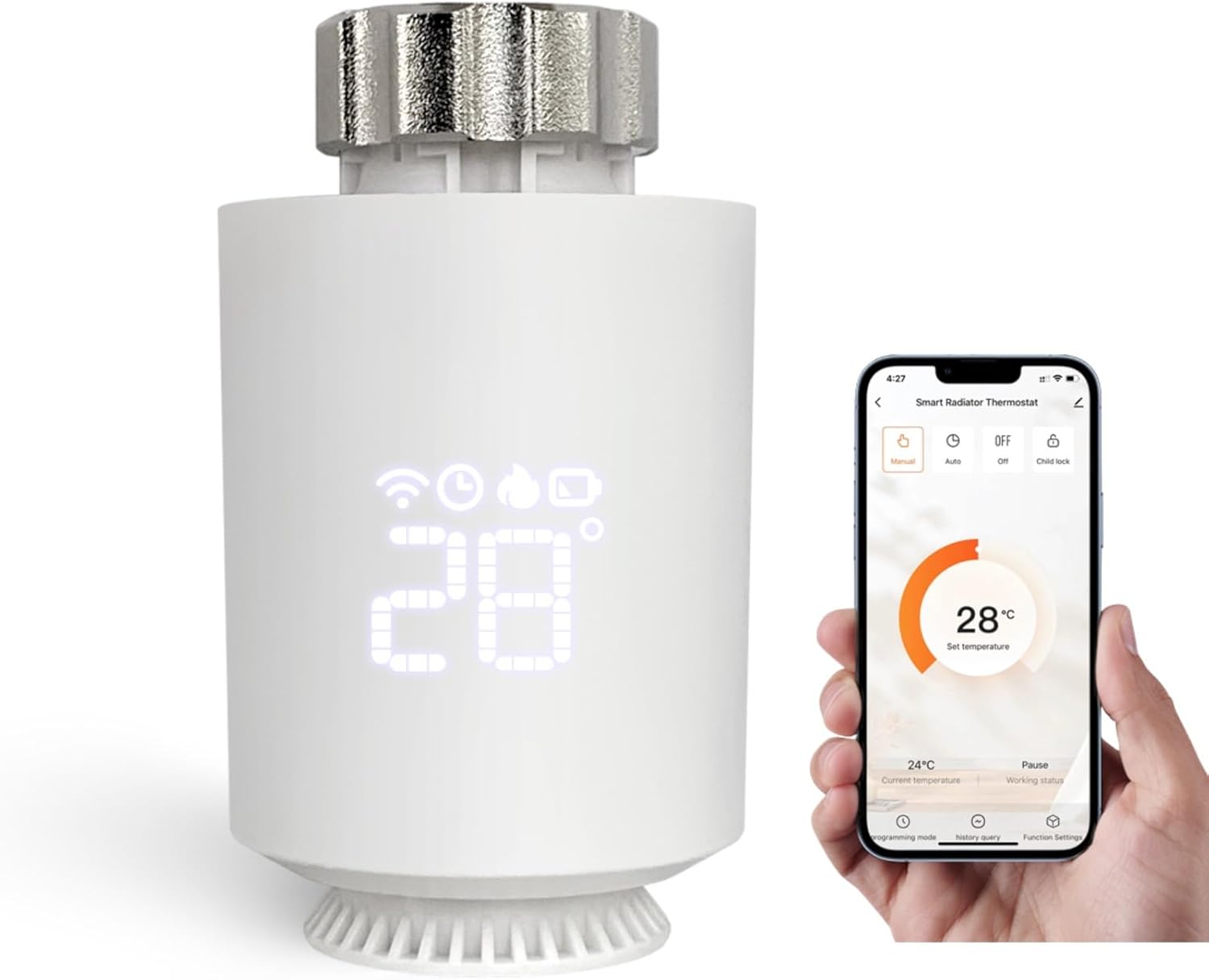 WIFI THERMOSTAT D'AMBIANCE programmable pour chauffage infrarouge