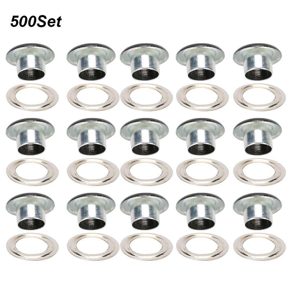 500 set di occhielli con fibbia metallica per scarpe, pelle, borse fai da te | Leroy Merlin