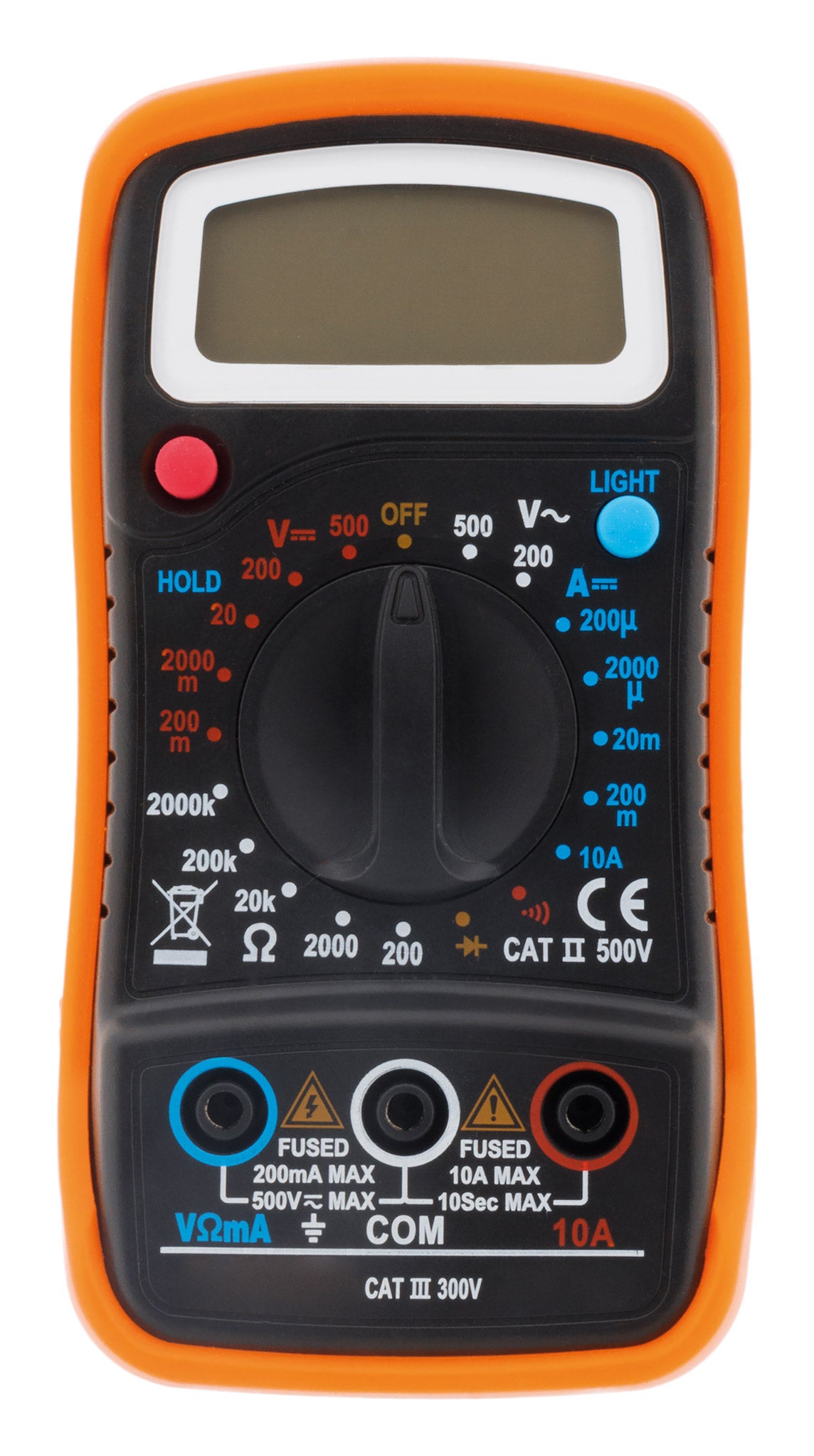 Multimètre digital 300V CAT III - Zenitech - 2