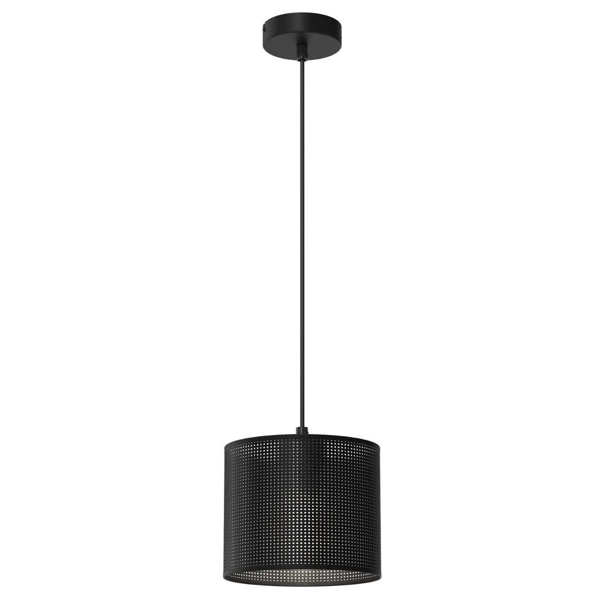 Lampa wisząca Loft Shade czarny matowy 1xE27x15W wym: 110 x 18 x 18 cm metal Luminex