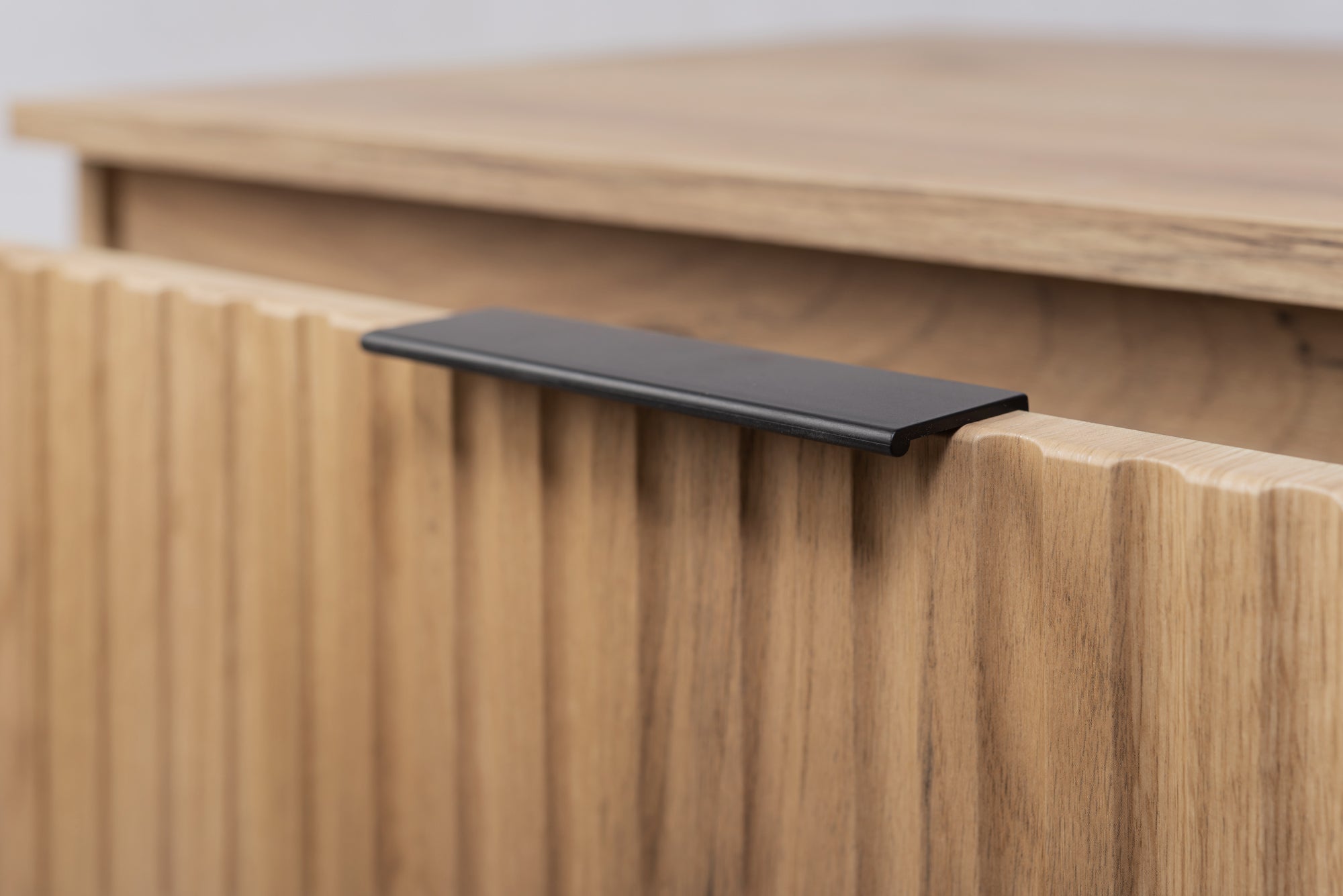 Meuble à suspendre FLOW couleur chêne avec le plan 80 cm - 7