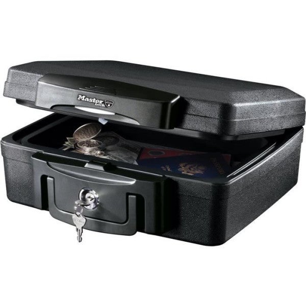 Coffre-fort ignifuge - MASTER LOCK - H0100EURHRO - Etanche avec clé - 4,9 L, 15,6 x 36,2 x 33 cm