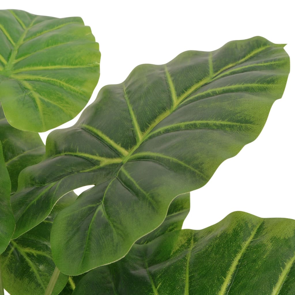 vidaXL Plante Taro artificielle avec pot 45 cm Vert - 2