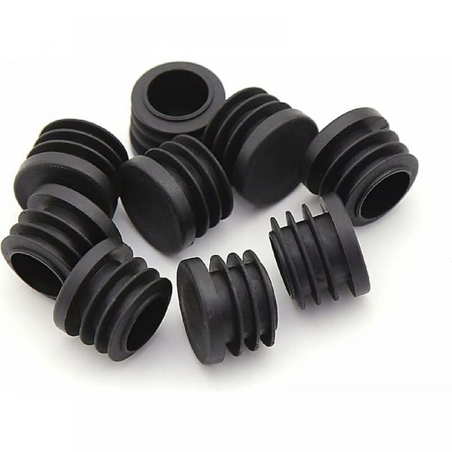 Embouts Ronds En Plastique 30 Pi ces Embouts De Tube Noirs Pour embouts-ronds-en-plastique-30-pi-ces-embouts-de-tube-noirs-pour
