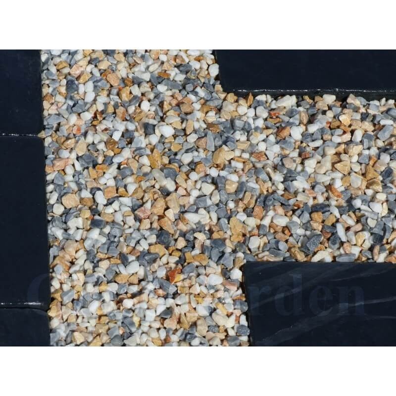 Grava coloreada HAWAI 6-12 Pack 25 M² - 50 sacos - 1000 kg - 3