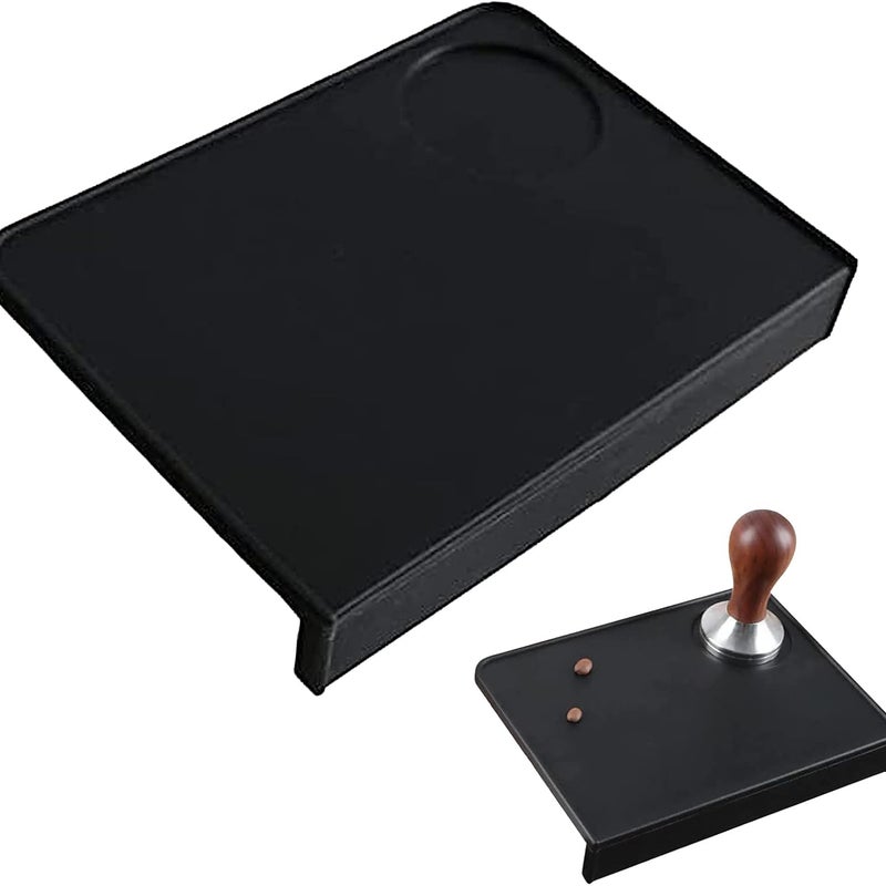 Silikonowa mata do ubijania kawy espresso z narożnikami i uchwytem na stację ubijającą, do akcesoriów Baristy do portafiltrów