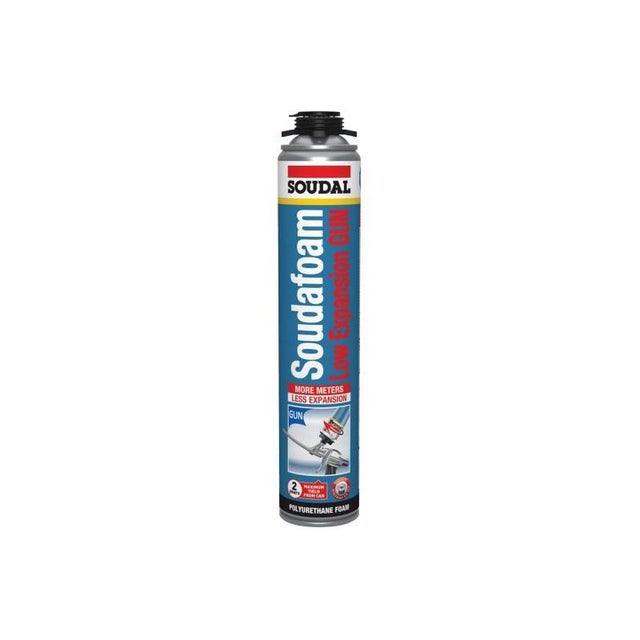 Soudafoam Gun Low Expansion - Mousse PU à faible expansion - Soudal - 0,75 L