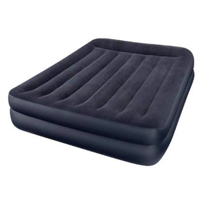 Materac dmuchany Intex Pillow Rest Raised z elektryczną pompką i technologią Fiber Tech