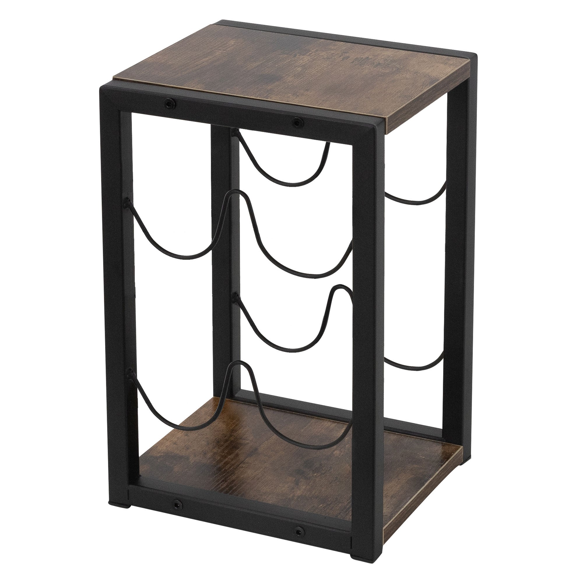 Stojak na wino 4 butelki Stojak na wino Stojak na butelki Szafka na wino