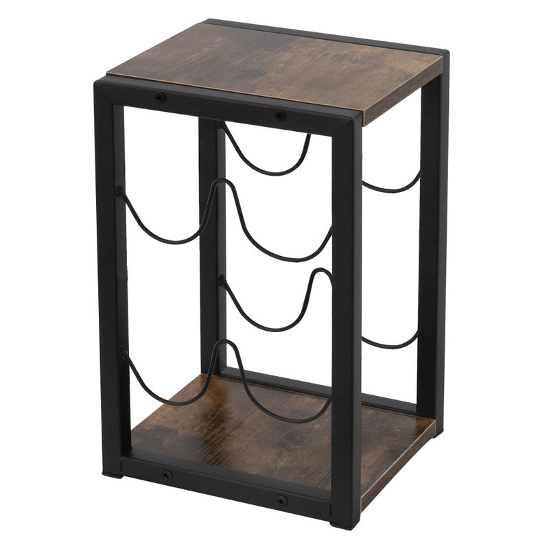 Stojak na wino 4 butelki Stojak na wino Stojak na butelki Szafka na wino