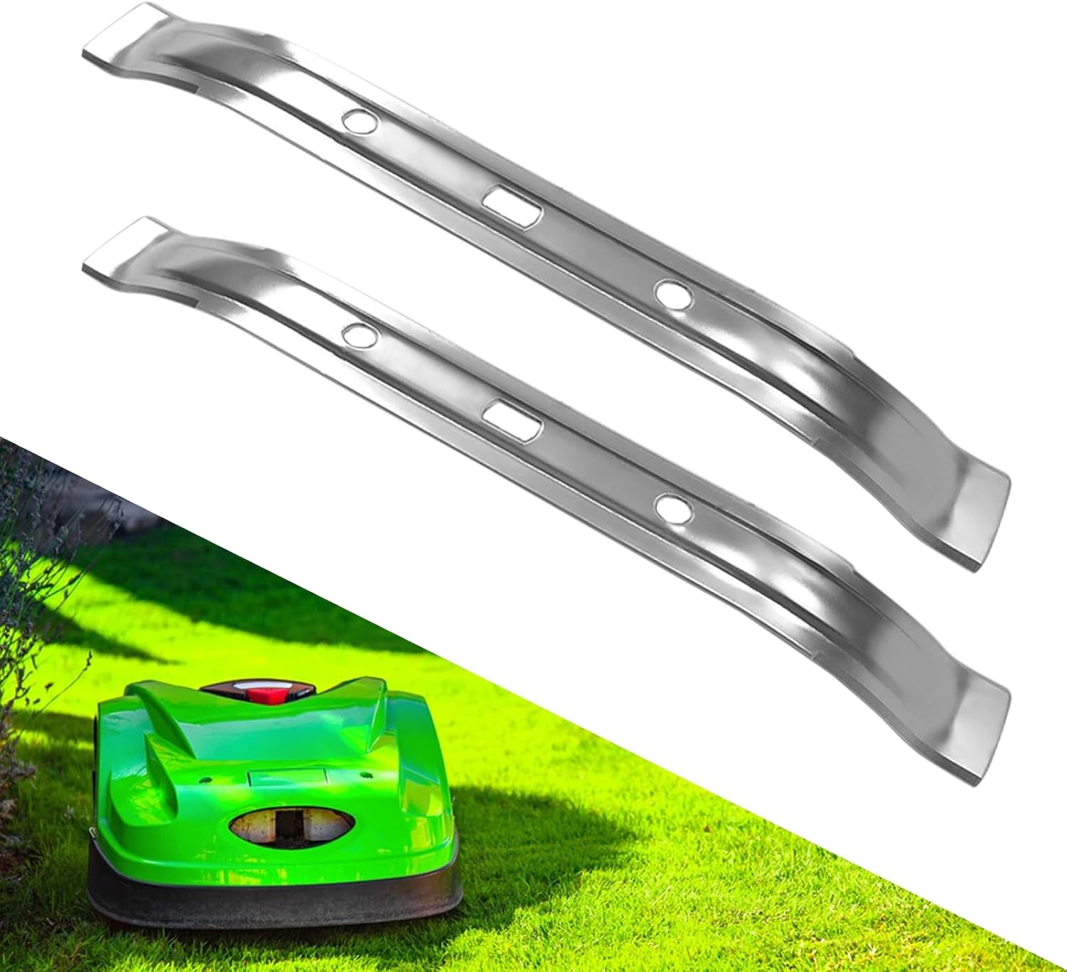 Zestaw 2 Ostrzy do Kosiarki Kompatybilne z Robotem Stihl iMow RMI, Wymienne Ostrze Mulczujące 632 PC, 632 P, 632 C