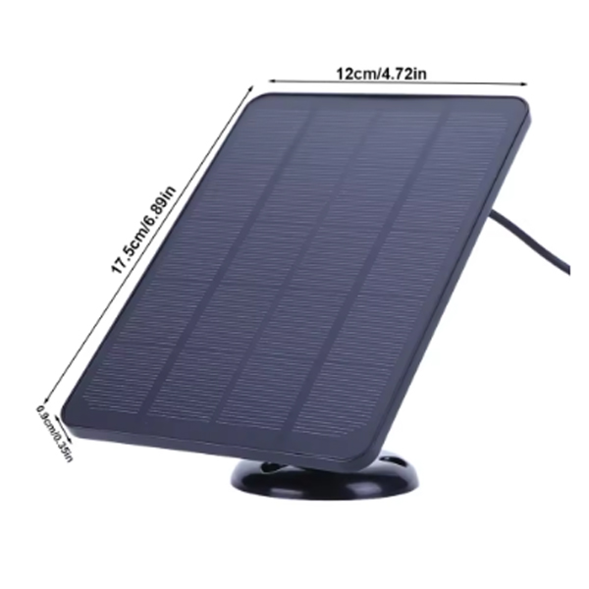 2 estações de carregamento para campismo exterior com cabo de carregamento de 3 m, Micro USB + Tipo-C, carregador solar de parede e placa extensora - 2