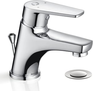 Cecipa max Mitigeur lavabo Robinet avec levier de vidange Chrom Laiton,EU Modèle