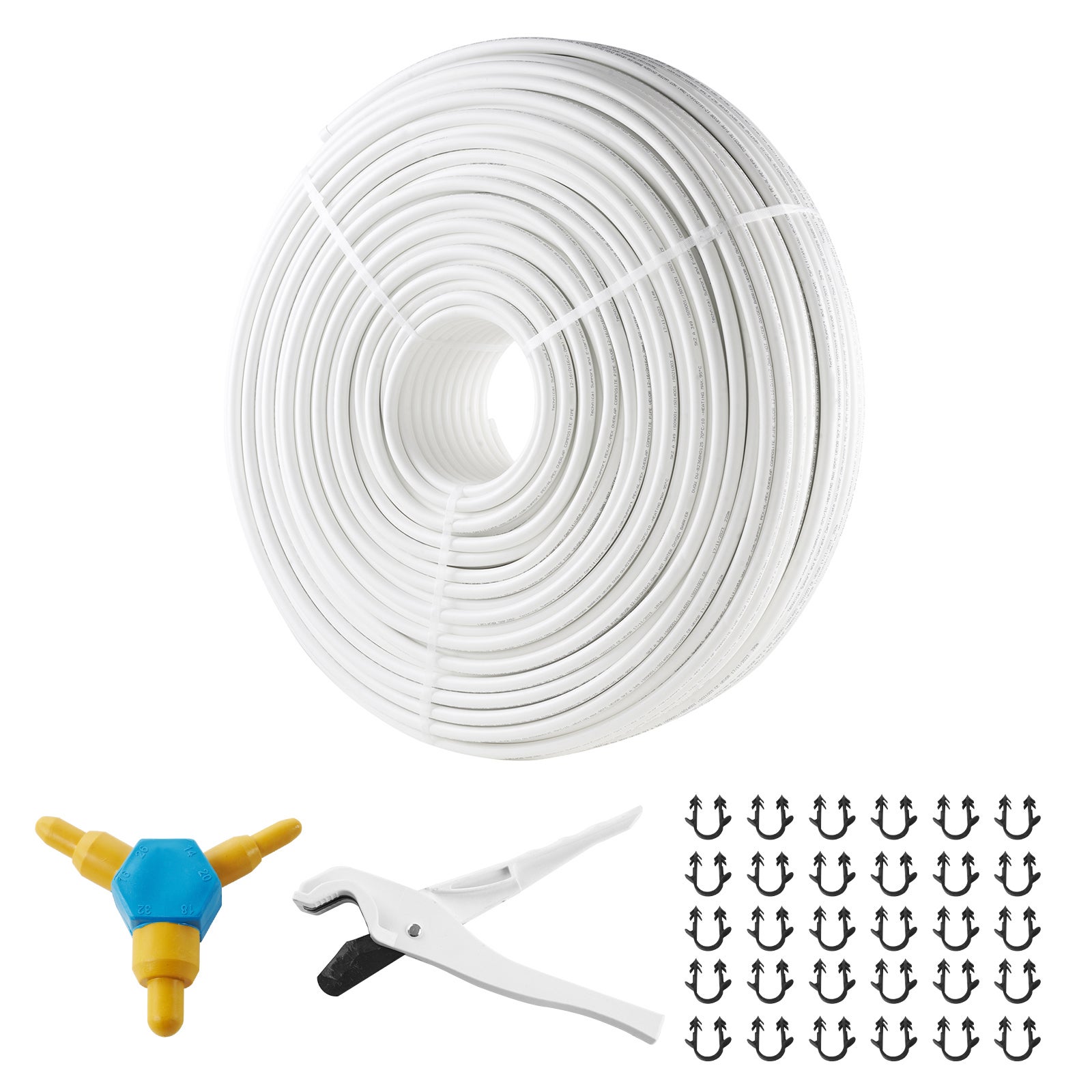 1/2 Oxygen Barrier PEX B Tubing-1000' Coil Red Certified in Floor Heating