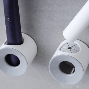 JUSTUP Dispenser Automatico Per Dentifricio A Parete - Erogazione A Sensore, Volume Regolabile, Ricaricabile USB, Adatto Per Bagno E Bambini, Colore Bianco - 2