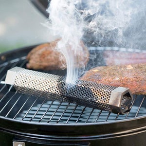 Tube De Barbecue 3,5 Cm Avec Piquet Acier Inoxydable T210 - Sans Rouille - Hauteur 115 Cm