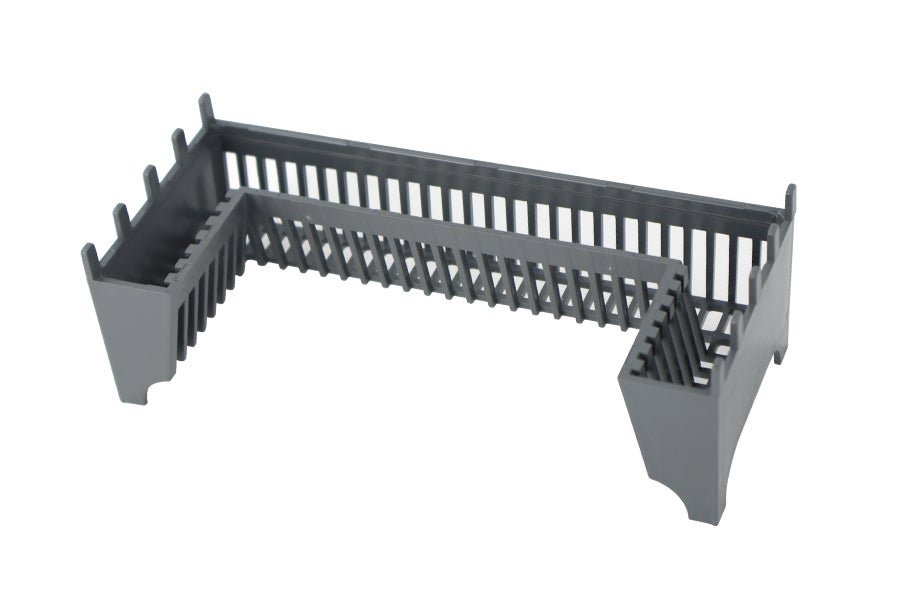 BALNEO - Canal de chuveiro 50 cm - 2 em 1 Canal de chuveiro 50 cm com sifão DUPLEX NEXT - Canal linear em aço inoxidável AISI 304 Preto - 6