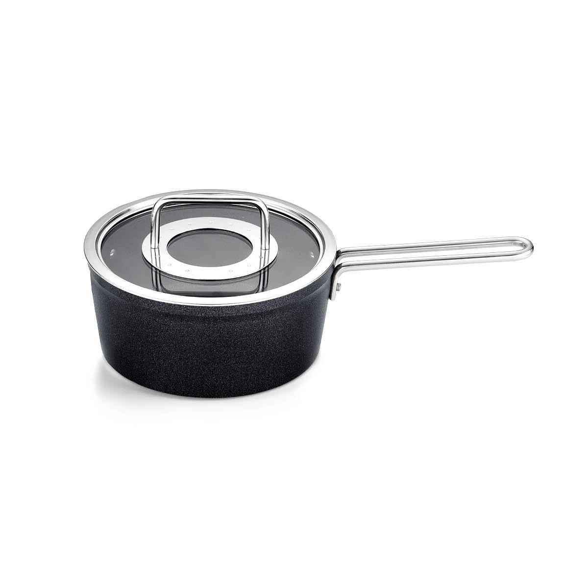 PADELLA IN ALLUMINIO RIVESTITA IN CERAMICA ANTIADERENTE ADATTA PER Induzione Con Manico In Acciaio Inox Diametro O Mm 320 Altezza Mm 60 H
