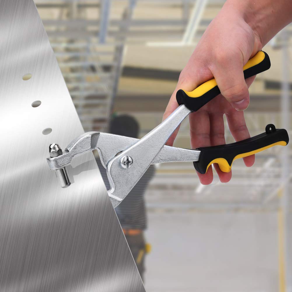 Pinza Punzonatrice Per Pelle AA Pro 6 Misure - DN-2578 Fatta A Mano - Foto 3