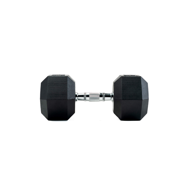 Halteres Hexagonais de Borracha 15 kg (par)
