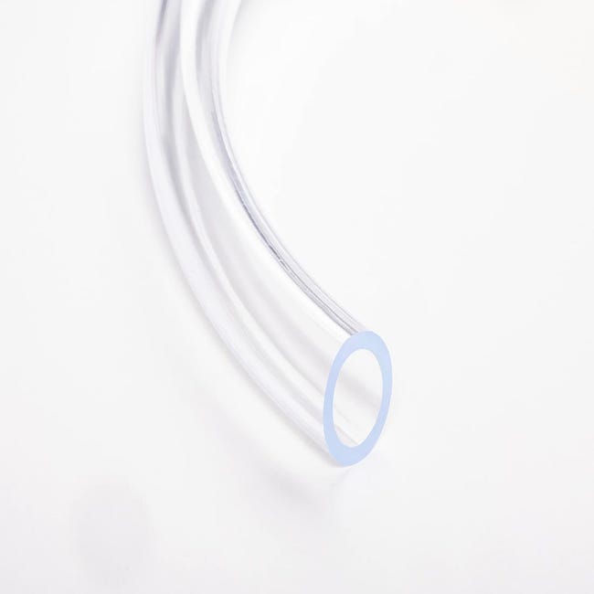 Tubo Flessibile Intrecciato In PVC Trasparente - DN16 Mm (1 Metro) - Per Acqua, Olio, Aria