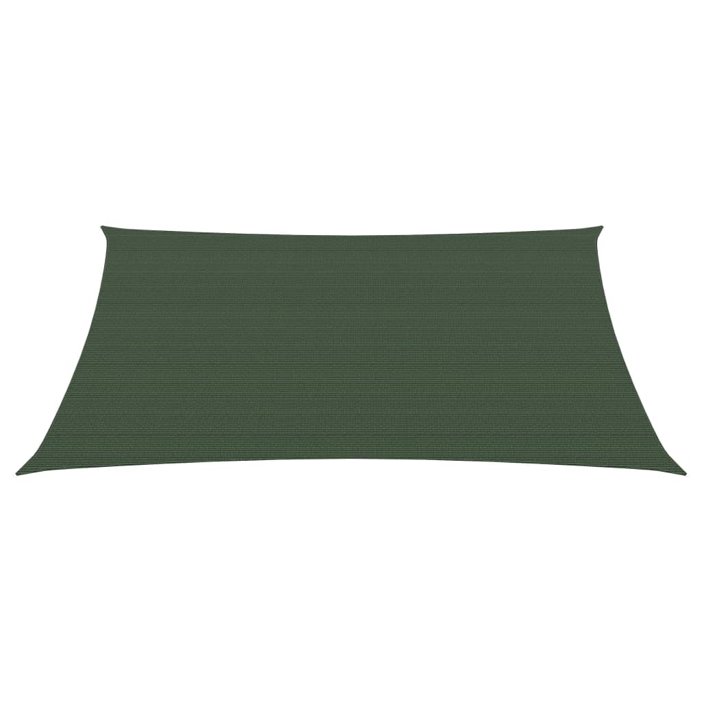 Maison Exclusive - Vela Parasole 160 g/m² Verde Scuro 2,5x3 m in HDPE - 3