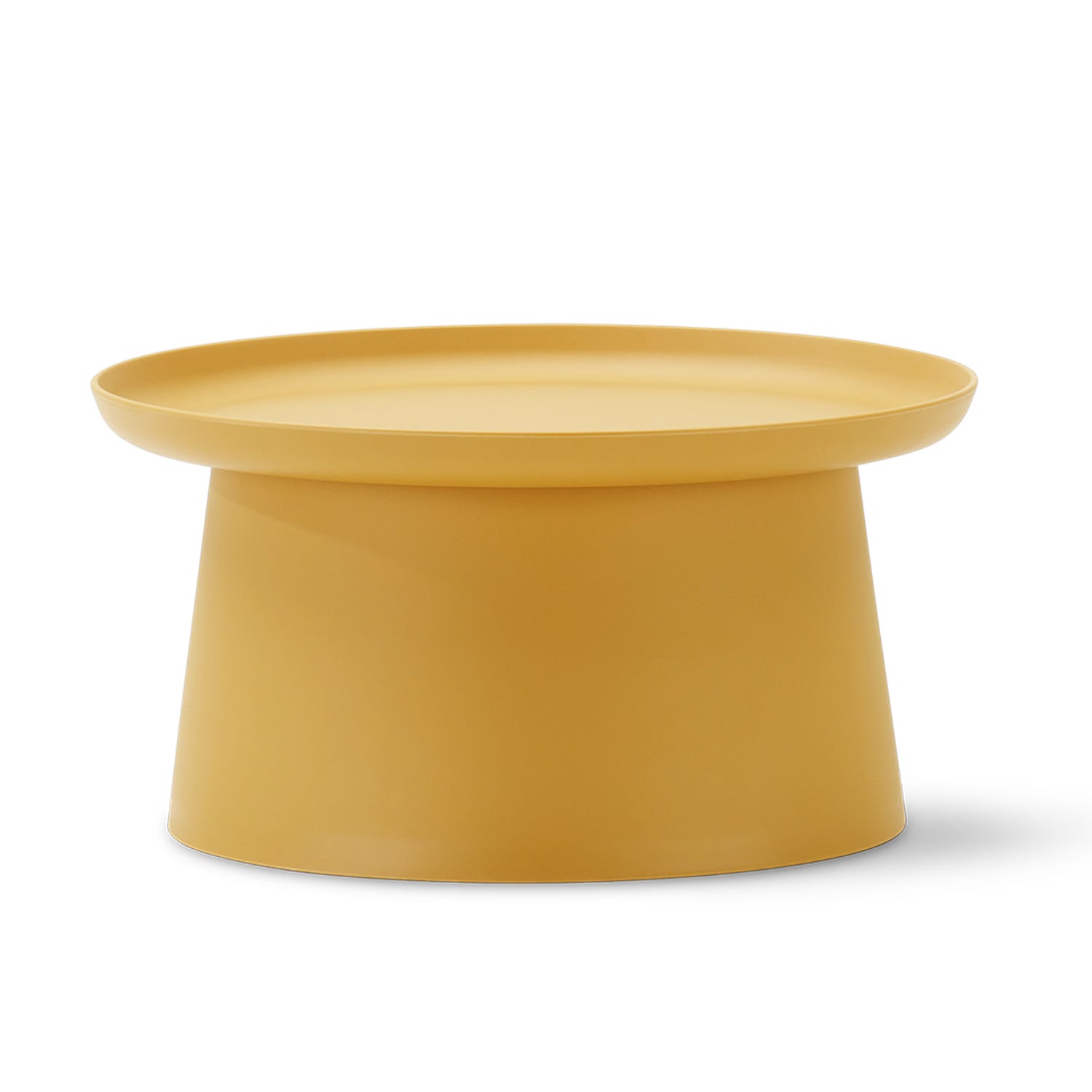 Table D appoint Ronde En Polypropyl ne 70cm Diam Jaune Murano Leroy table-d-appoint-ronde-en-polypropyl-ne-70cm-diam-jaune-murano-leroy
