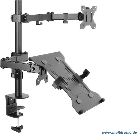 Equip Soporte de Mesa para 2 Pantallas 13"-32" VESA 100X100 Max 16Kg - Imagen 3
