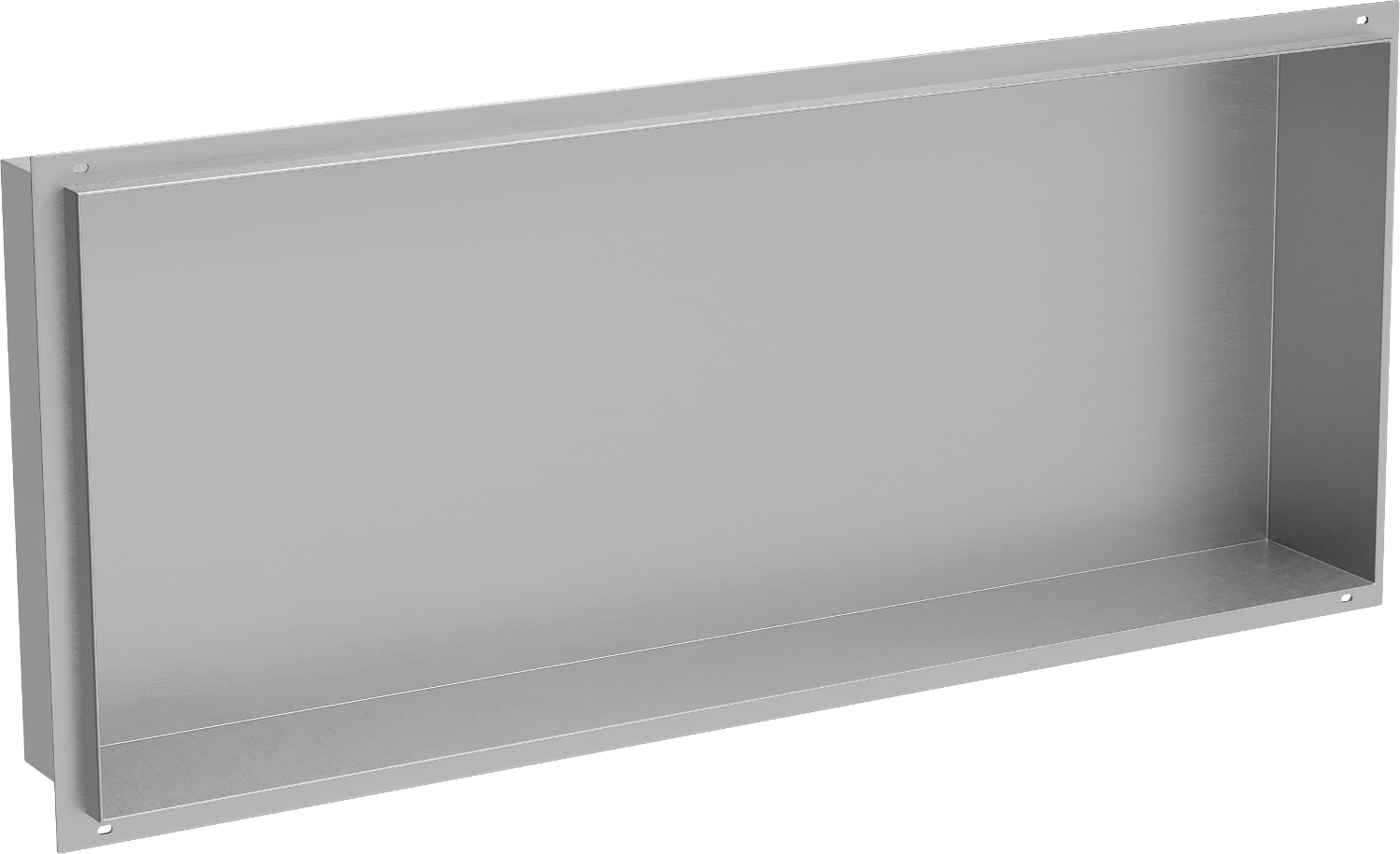 Mexen X-Wall-NR półka wnękowa bez kołnierza 75 x 30 cm, inox - 1911753010