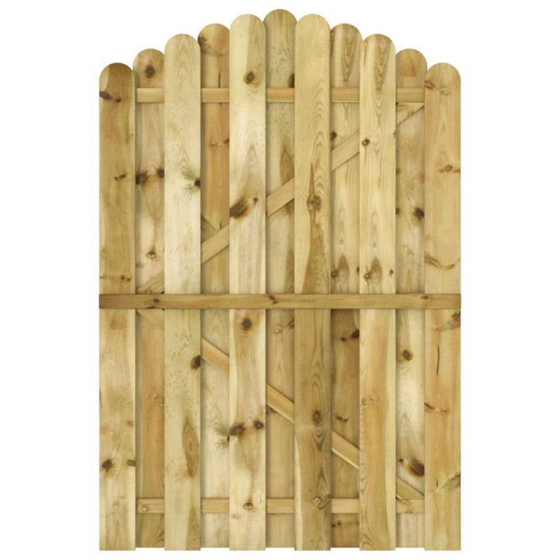 Portail de jardin Bois de pin imprégné 100x150 cm - 2