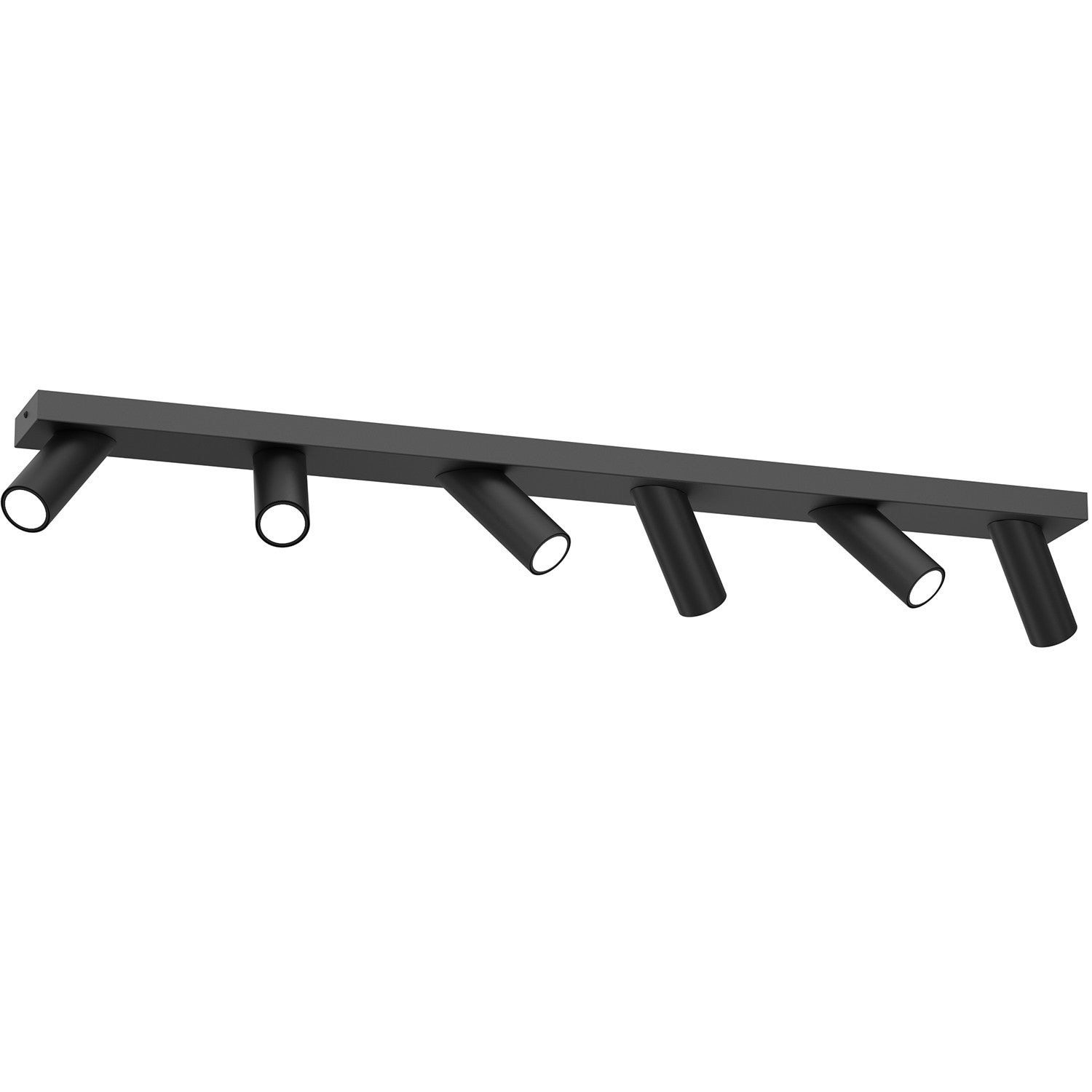 Lampa sufitowa wisząca Tublon czarny mat 6xGU10x8W wym: 15 x 110 x 10 cm metal Luminex