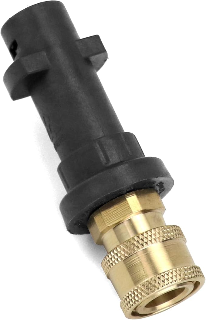 Adapter pistoletu do myjki wysokociśnieniowej, szybkozłącze mosiężne 1/4", kompatybilny z Kärcher K2, K3, K4, K5, K6, K7 Seri