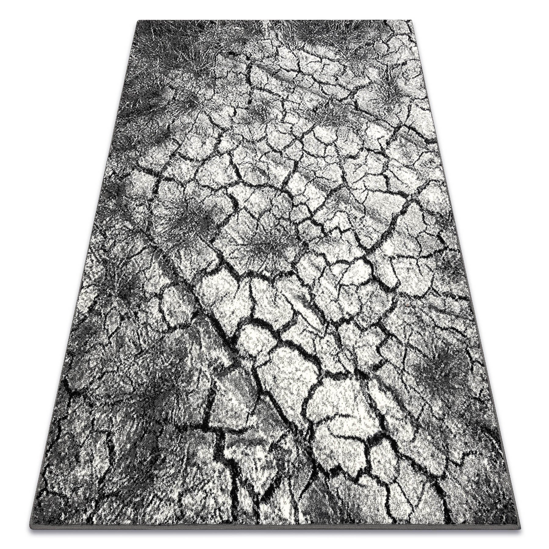 Dywan SILVER Terra popękana ziema szary 160x220 cm