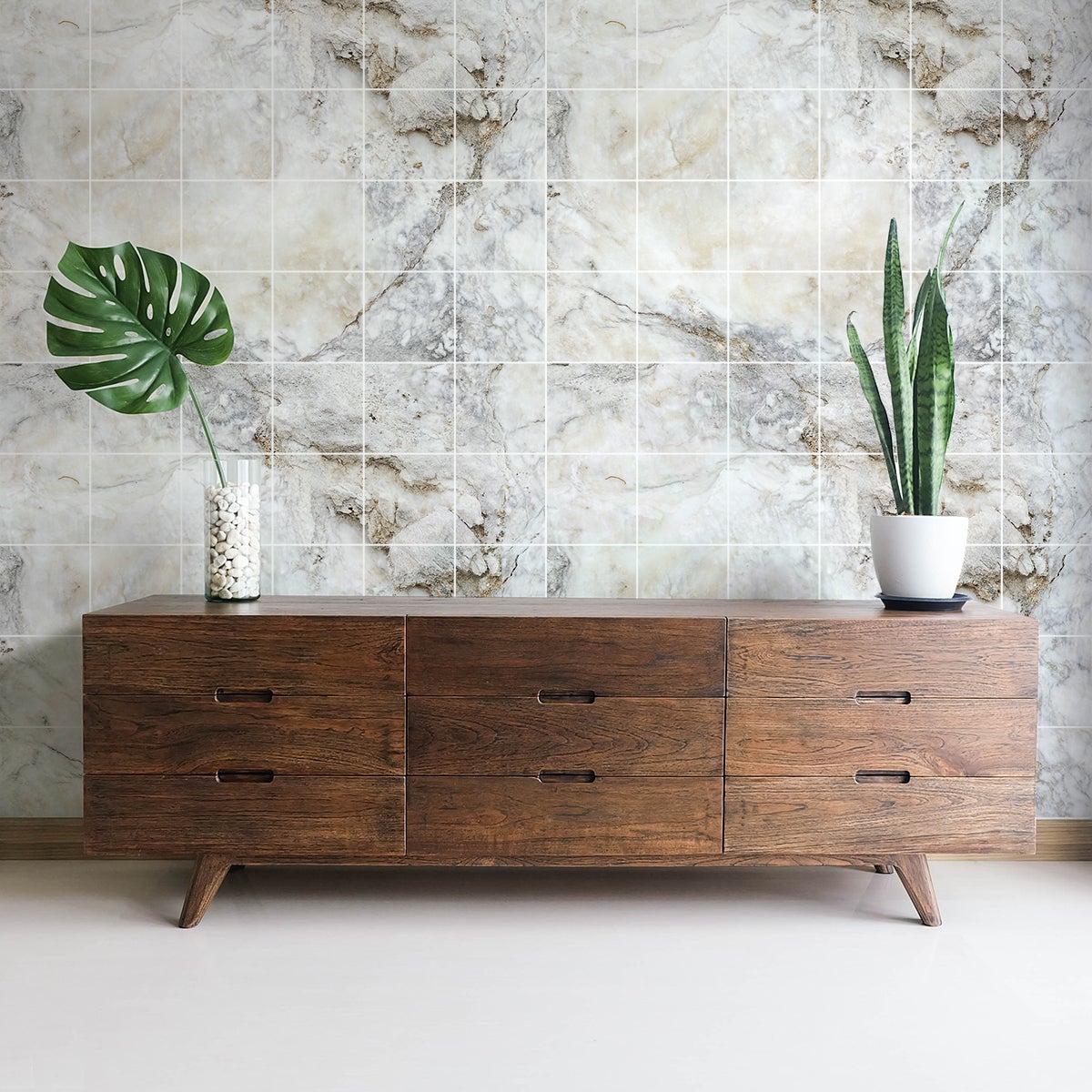 30 vinilo baldosas azulejos de tánger - adhesivo de pared - revestimiento sticker mural decorativo - 30stickers20x20cm