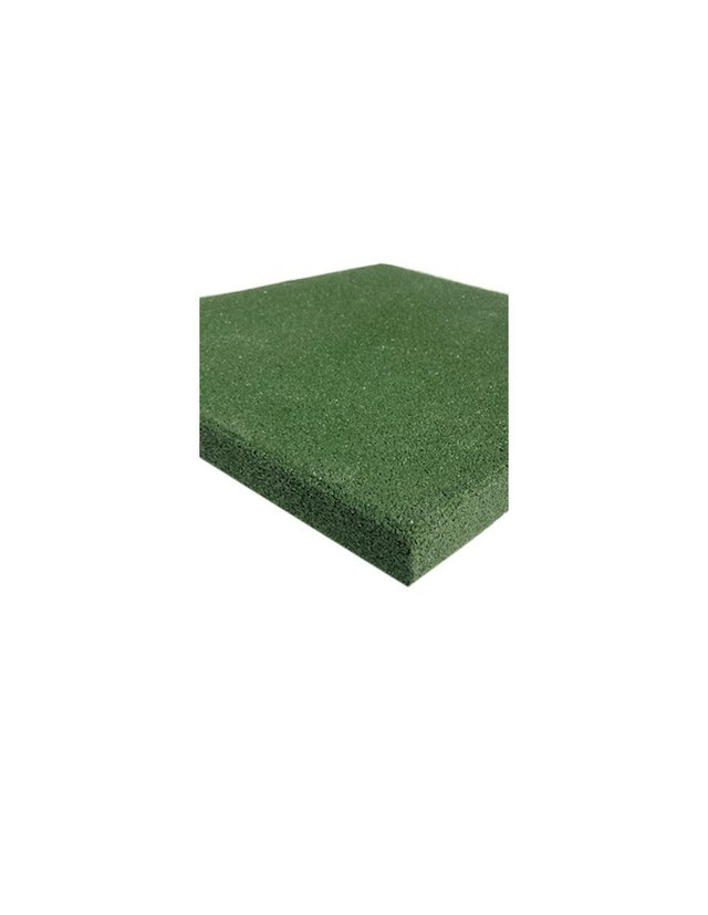 JARDIN202 - Loseta de caucho 500 x 500 x 40mm | (Verde) | Verde