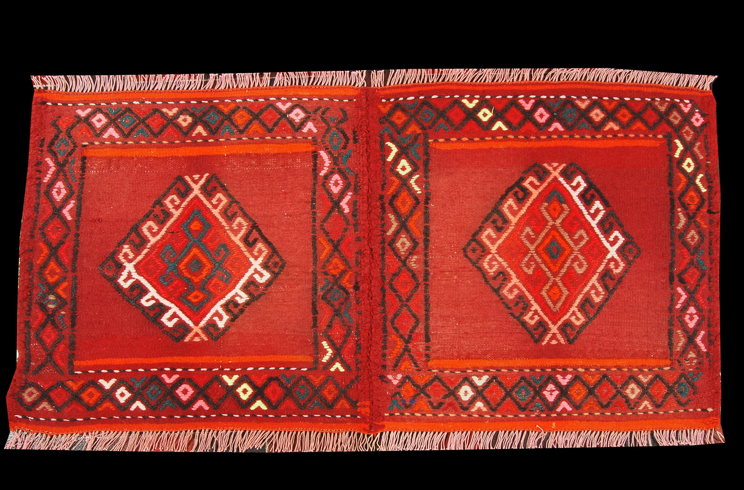 Oryginalny ręcznie tkany kilim/dywan z certyfikatem autentyczności 102x50cm GALLERIAFARAH1970