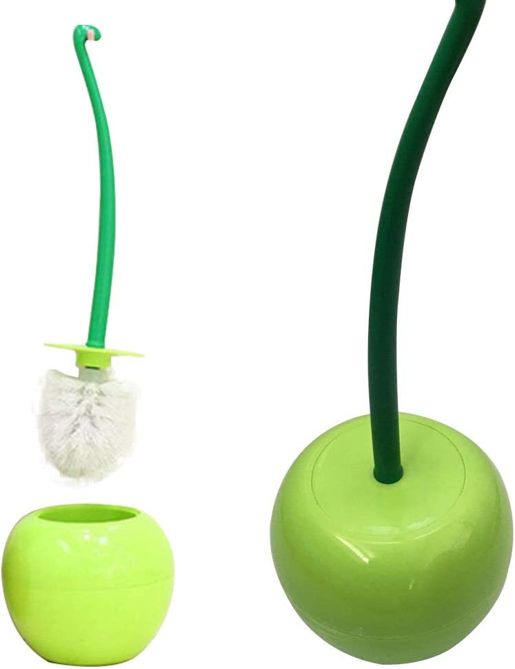 Set Brosse Et Support Toilettes En Forme De Chat - Céramique Noir Et Blanc, Debout, Déco Salle De Bain