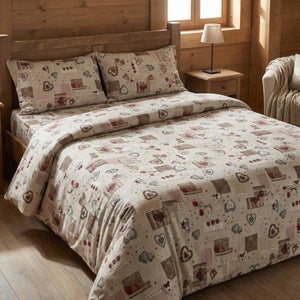 CUCCIOLI completo copripiumino SINGOLO 155x200 CALEFFI-Rosa