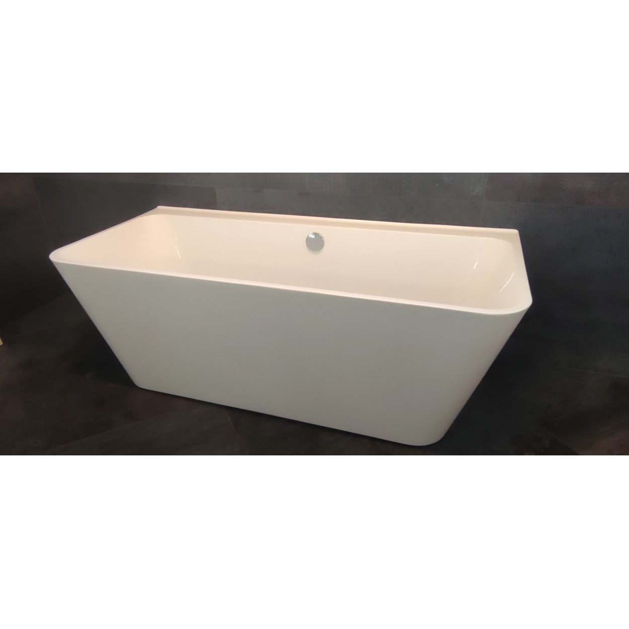 Baignoire murale semi ilot MISTRAL 2, 170x75cm - 5