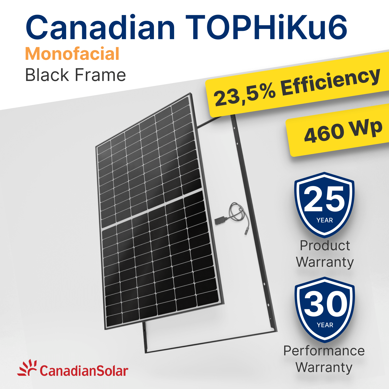 Kit solaire plug & play Robinsun Eco 800 W · 2 panneaux Canadian 460 W + micro-onduleur + câble Schuko de 5 m - 3