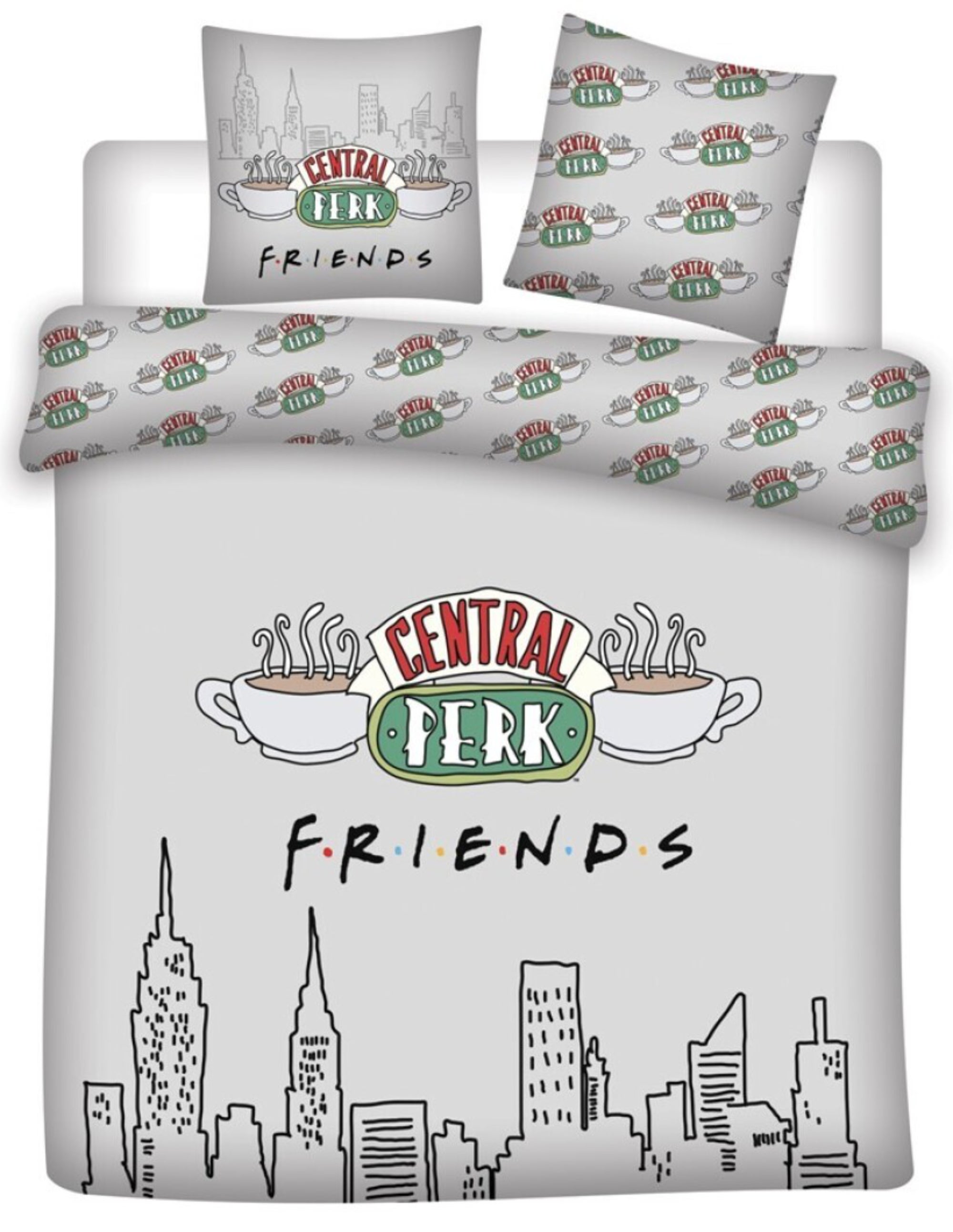 Parure de lit double réversible Friends - Central Perk - 220 cm x 240 cm - 4