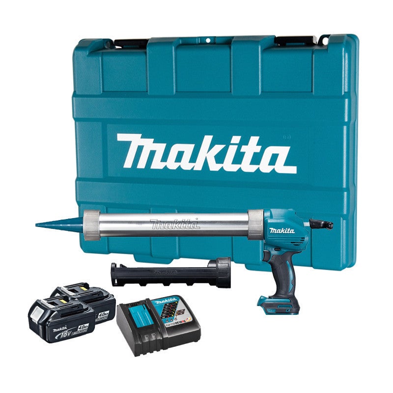 Makita DCG180RYEX Akumulatorowy Pistolet do Uszczelniaczy 18V / 2x Akumulator 1,5 Ah + Ładowarka w Walizce Transportowej