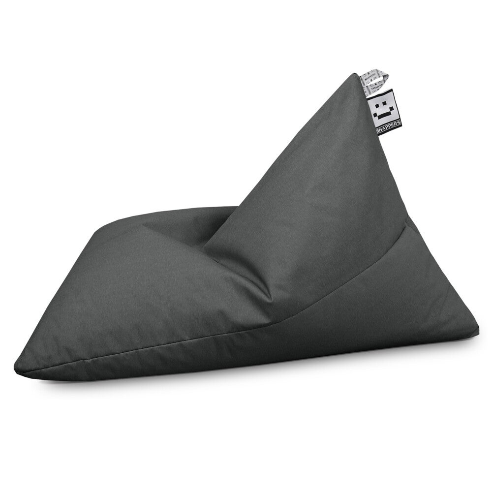 Pouf Pyramide Naylim Mate pour Extérieur Gris XL - 3