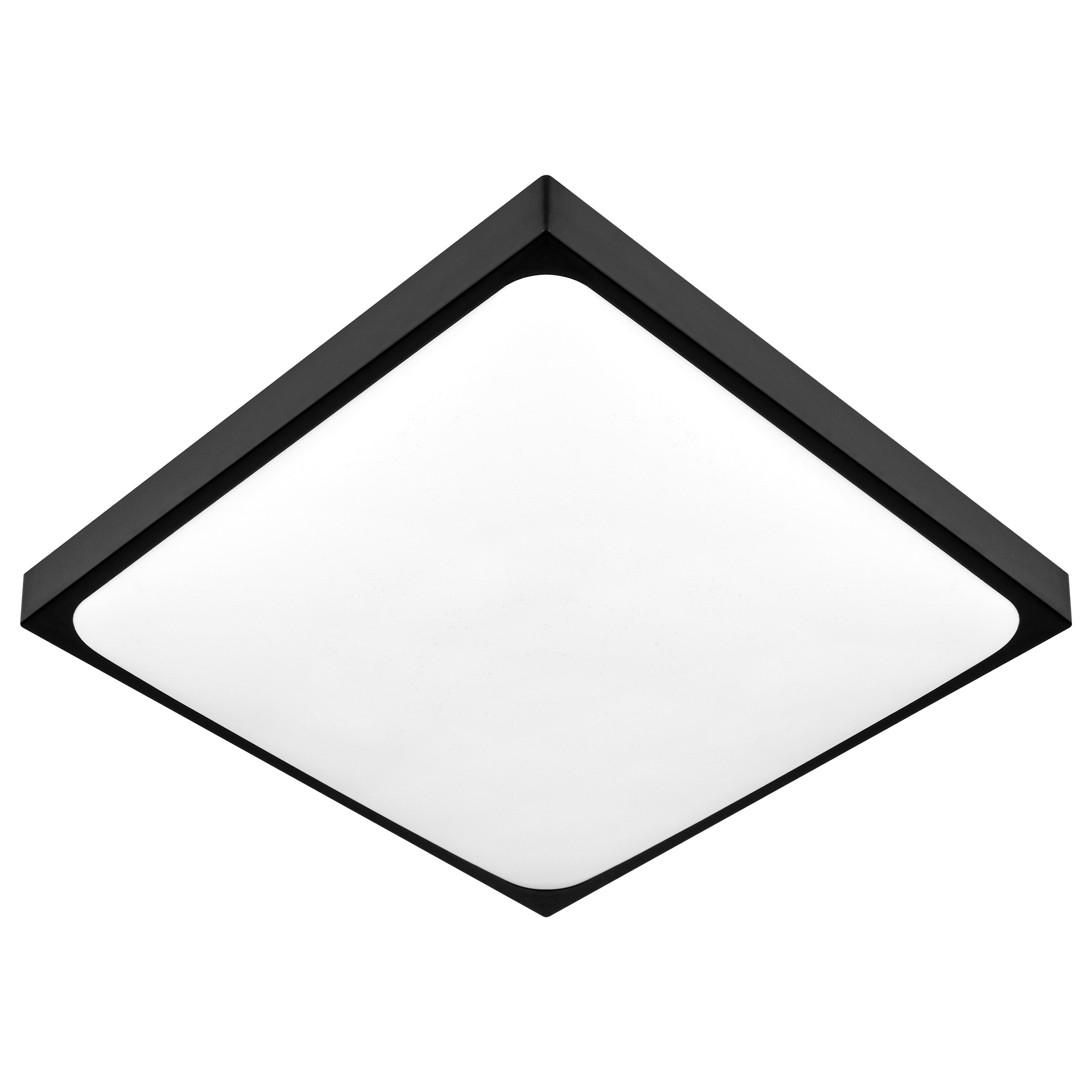 Plafon LED 2x E27 Luvo 30,5x30,5cm IP44 sufitowy lampa oprawa kwadratowy czarny MasterLED